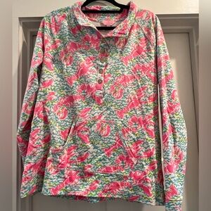 Lilly Pulitzer button-up popover